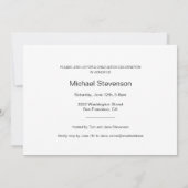 Invitation Modern Trois Photo Red and White Graduation Party (Dos)