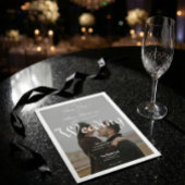 Invitation Modern Urban Minimalist Photo Overlay Calligraphy