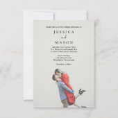 Invitation Modern Wedding Invite with Photo (Devant)