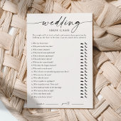 Invitation Modern Wedding Shoe Game