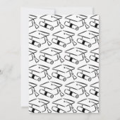 Invitation Modern Whimsical Hand Drawn Bow Graduation Party (Dos)