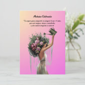 Invitation Moderna , Minimalista (Debout devant)