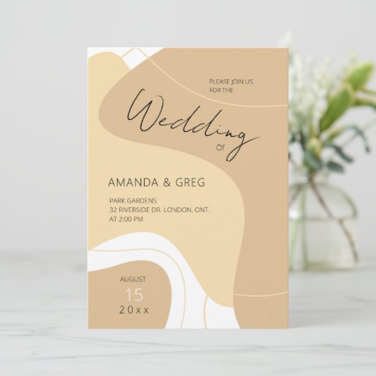 Invitation Moderne (Debout devant)