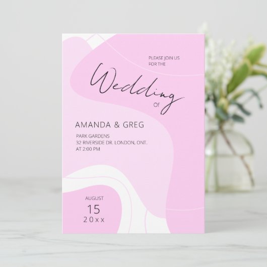 Invitation Moderne (Debout devant)