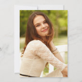 Invitation Moderne 2024 Graduation Photo Mortar Board Casquet (Dos)