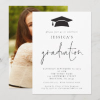 Moderne 2024 Graduation Photo Mortar Board Casquet