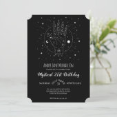 Invitation Moderne 21 Anniversaire Fortune Teller Palmistry M (Debout devant)