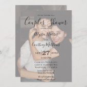 Invitation Moderne 3 Photo LGBTQ Couples Douche (Devant / Derrière)