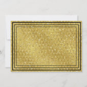 Invitation Moderne 40 & Fabuleux fête du 40e anniversaire (Dos)