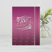 Invitation moderne à la fête du 100e anniversaire (Debout devant)