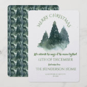 Invitation moderne à une fête de Noël joyeuse (Devant / Derrière)