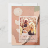 Invitation Moderne Abstrait Simple Neutre Tons Terre Tons Ass (Devant)