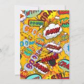 Invitation Moderne Amusement Baby shower neutre genre (Dos)