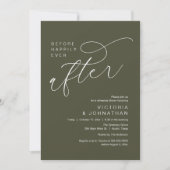 Invitation Moderne Avant Heureusement Jamais Après Le Dîner D (Devant)