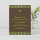 Invitation moderne Batik Thanksgiving/Holiday Part (Debout devant)