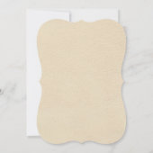 Invitation Moderne Blush Blanc Floral 75e Anniversaire de Mar (Dos)