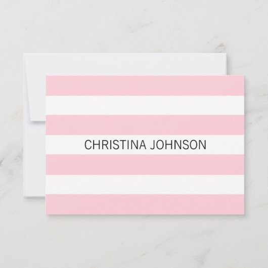 Invitation Moderne Blush PINK Coeur Serez-vous ma servante d' (Dos)