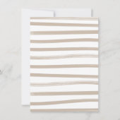 Invitation Moderne Boho Neutral Herald Angel Noël (Dos)