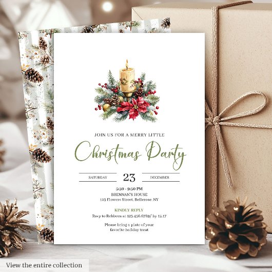 Invitation moderne boho rustique et terreuse pour