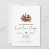Invitation moderne boho rustique et terreuse pour (Devant)