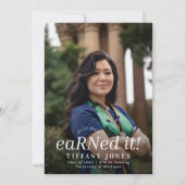 Invitation Moderne BSC RN 4 Photos Infirmière (Devant)