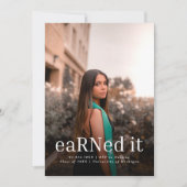 Invitation Moderne BSC RN 4 Photos Infirmière (Devant)