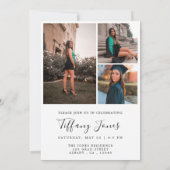 Invitation Moderne BSC RN 4 Photos Infirmière (Dos)