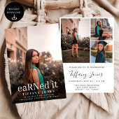 Invitation Moderne BSC RN 4 Photos Infirmière