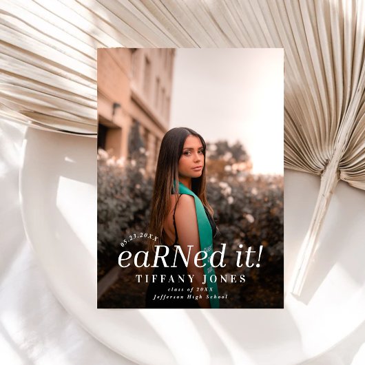 Invitation Moderne BSC RN 4 Photos Infirmière