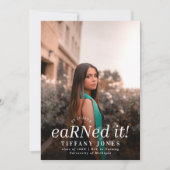 Invitation Moderne BSC RN 4 Photos Infirmière (Devant)