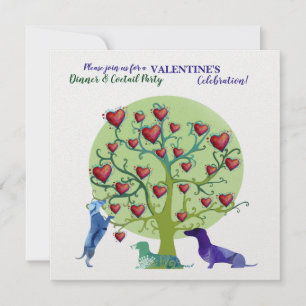 Invitation moderne Célébration de la Saint Valenti