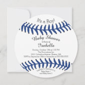 Invitation Moderne C'est un garçon Baseball Baby Shower Invit (Devant)