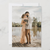 Invitation Moderne Chic Bohème Floral Aquarelle  (Dos)