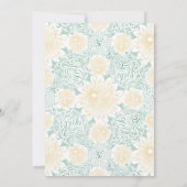 Invitation Moderne Chic Boho Floral Sweet 16 Anniversaire (Dos)