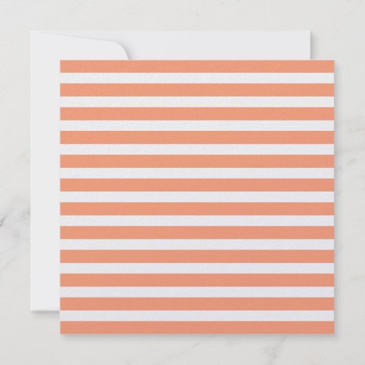 Invitation Moderne Chic Orange Blancs doux 16 (Dos)