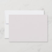 Invitation Moderne chic rose saumon blanc gris rayures rsvp (Dos)