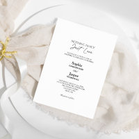 Moderne Classique Simple Rien Mariage