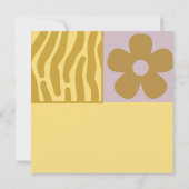 Invitation Moderne Cube pastel adulte Anniversaire (Dos)