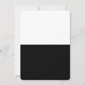 Invitation Moderne Cultivée Localement | Colorbloc (Dos)