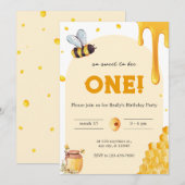 Invitation Moderne Cute C’est tellement doux d’être le premie (Devant / Derrière)