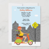 Invitation moderne de baby shower (Devant)