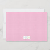 Invitation moderne de baby shower de couples pour (Dos)