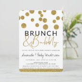 Invitation Moderne de Brunch & de Bulles (Debout devant)