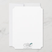 Invitation moderne de dîner de cuillère et de (Dos)