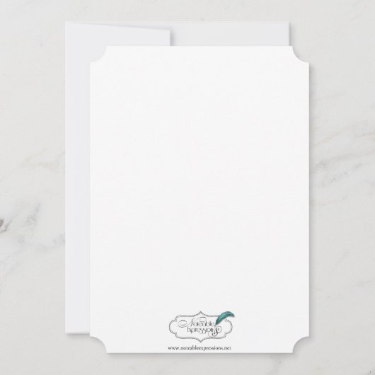 Invitation moderne de dîner de cuillère et de (Dos)