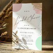 Invitation moderne de douche nuptiale