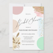 Invitation moderne de douche nuptiale (Devant)
