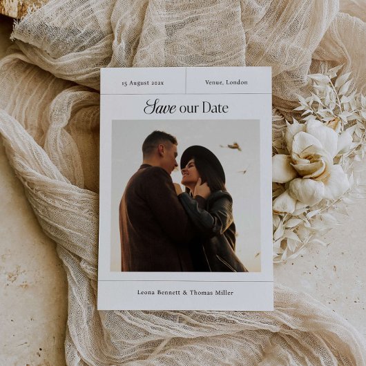 Invitation moderne de Faire-Part avec photo