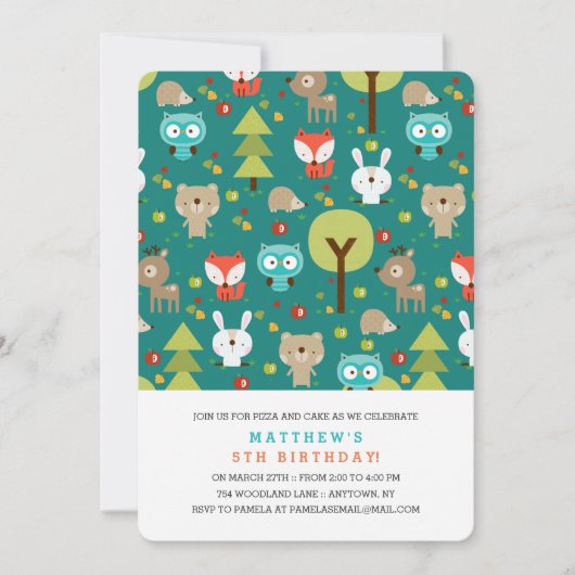 Invitation moderne de fête d'anniversaire d'amis (Devant)
