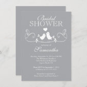 Invitation moderne de Fête de la mariée (Devant / Derrière)